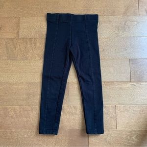 2/$10 H&M Girls black pants 5-6y organic